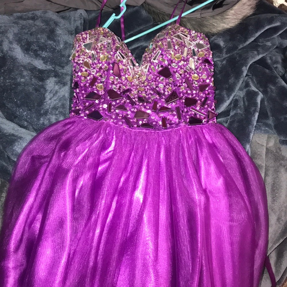 Purple Homecoming Dress